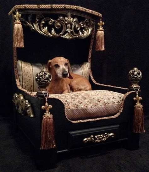 luxury custom dog beds.